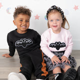 Bat Patch Halloween Sweatshirt