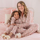 Berry Floral Lounge Set