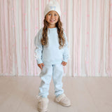 Blue Bow Patch Beanie