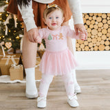 Gingerbread Christmas Velvet Bow Baby Headband