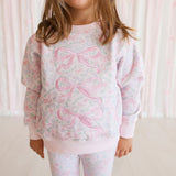 Bow & Bloom Embroidered Sweatshirt