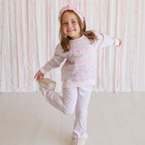 Bow & Bloom Embroidered Sweatshirt