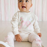 Bow & Bloom Long Sleeve Romper