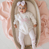 Bow & Bloom Long Sleeve Romper