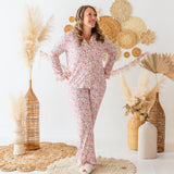 Berry Floral Women's Two-Piece Set