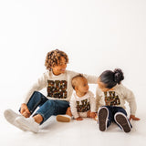 Lil Bro Camo Patch Long Sleeve Romper - Natural