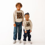 Big Bro Camo Patch Sweatshirt - Natural