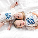 Lil Bro Embroidered Patch Short Sleeve Romper