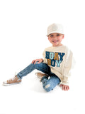 Birthday Boy Patch Sweatshirt