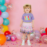 Pink Confetti Tutu Skirt