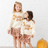Ditsy Fall Floral Printed Tiered Tutu