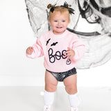 Glitter Bat Halloween Coquette Bow Clip