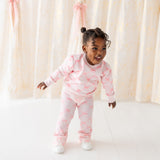 Bow Trellis Sweatshirt - Ballet