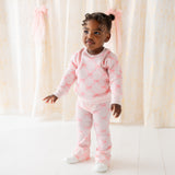 Bow Trellis Sweatshirt - Ballet