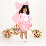 Bunny Bow Easter Sweatshirt - Ballet