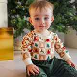 Cabin Christmas Long Sleeve Romper