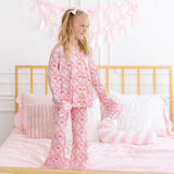 Candy Cane Scallop Christmas Lounge Set