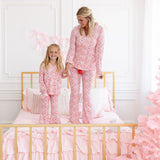 Candy Cane Scallop Christmas Lounge Set
