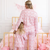 Candy Cane Scallop Christmas Lounge Set