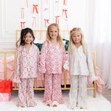 Candy Cane Scallop Christmas Lounge Set