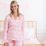 Candy Cane Scallop Christmas Women's Lounge Set