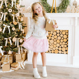 Gingerbread Christmas Velvet Bow Clip Set