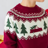 Christmas Truck Fair Isle Sweater
