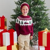 Christmas Truck Fair Isle Sweater