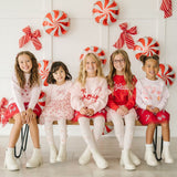 Falala Patch Christmas Sweatshirt - Red