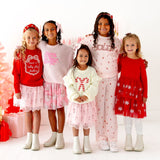 Holly Jolly Christmas Sequin Bow Patch Sweatshirt