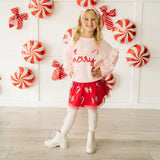 Candy Cane Christmas Gemstone Headband