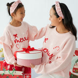 Candy Cane Christmas Gemstone Headband - Large