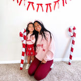 Candy Cane Christmas Gemstone Headband - Large