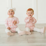 Christmas Fun Long Sleeve Romper - Ballet