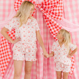 Cherry Bows Women's Two-Piece Set