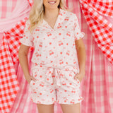 Cherry Bows Women's Two-Piece Set