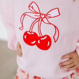 Cherry Coquette Knit Sweater