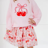 Cherry Coquette Knit Sweater