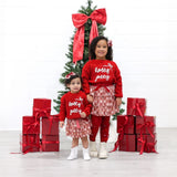 Christmas Plaid Layered Bow Clip