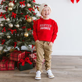 Santa's Favorite Christmas Sweatshirt - Red