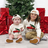 Christmas Truck Patch Sweatshirt - Natural