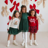 Christmas Tartan Pearl Headband