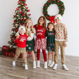 Gingerbread Sequin Patch Christmas Sweatshirt - Natural