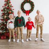 Tree Patch Christmas Beanie - Natural