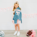 Cheer Bow Patch Denim Jacket