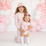 Pink Rose Flare Legging