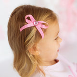 Dainty Heart Bow Clip