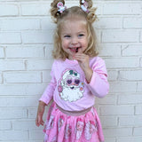 Pink Christmas Clip Set