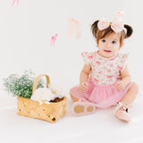 Ditsy Floral Tulle Bow Baby Headband