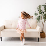 Big Sis Embroidered Patch Sweatshirt - Ballet